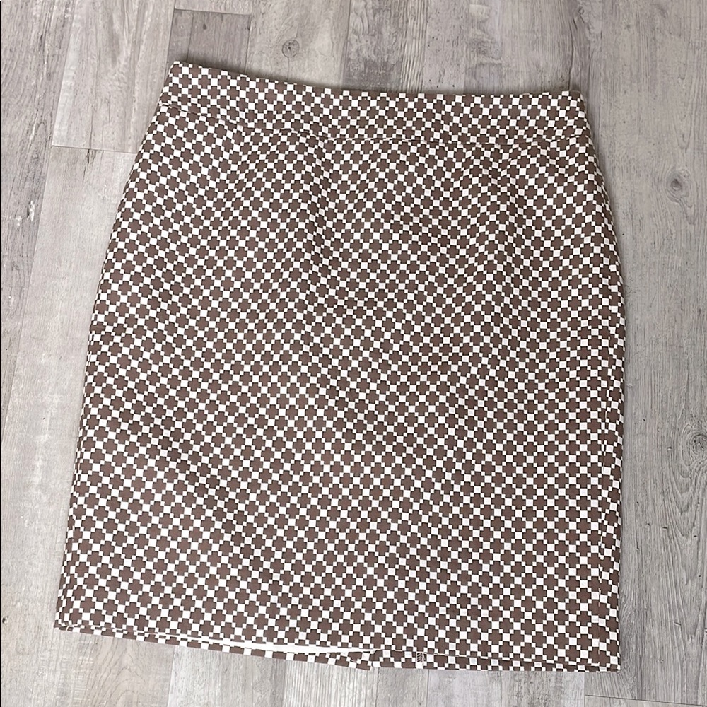 Ann Taylor Pencil Skirt - geometric pattern